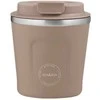 AYA&amp;IDA Nerūdijančio plieno kelioninis puodelis 'Dusty Brown' - 240 ml