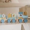 Little Dutch Medinis traukinukas 'Forest Friends'