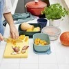 Rosti Mepal Mepal Daugiafunkcinių stačiakampių indų rinkinys 'Baltas'