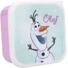 Vaikiškų priešpiečių dėžučių rinkinys Frozen II Let's Eat! 3vnt