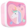 Vaikiškų priešpiečių dėžučių rinkinys Pret Eat Drink Repeat Unicorn 3vnt