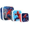 Spiderman Vaikiškų priešpiečių dėžučių rinkinys Spider-Man Let's Eat! 3vnt