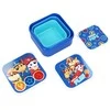 Vaikiškų priešpiečių dėžučių rinkinys 'Šunyčiai patruliai' PAW Patrol Fresh Bites 3vnt