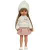 Arias lėlė mergaitė Carlota pūkuotu megztiniu, 36 cm