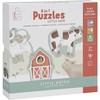 Dėlionė Little Dutch Dėlionių rinkinys Kaime 6vnt
