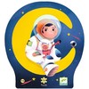 Djeco Siluetų dėlionė - Astronautas mėnulyje (36 detalių)