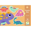 Djeco Dviejų dalių dėlionės - Dinozaurai (20 vnt.)