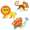 Djeco Dviejų dalių dėlionės - Judantys gyvūnai (20 vnt.) ( DJ08262 )