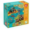 Djeco Arty Toys - Milžiniška dėlionė - Mūšis (30 det.)