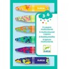 Djeco Įvairiaspalvės vaškinės kreidelės (6 vnt.) ( DJ09006 )