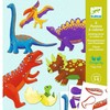 Djeco Kūrybinis rinkinys lėlės-marionetės - Dinozaurai (6 vnt.) ( DJ09680 )
