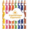 Djeco Spalvoti ergonomiški pieštukai, 8 spalvos