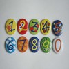 Happy Colours Magnetukų rinkinys "Skaičiai" iki 10 , 45mm