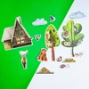Lavinamieji magnetukai vaikams "Miškas"