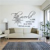 Lietuvos Kurejai Sienos lipdukas "The world is a book“ 100x150cm