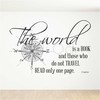 Lietuvos Kurejai Sienos lipdukas "The world is a book“ 100x150cm