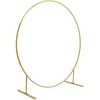 PartyDeco Apvalus fono stovas, auksinis, 2m