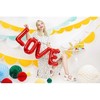 PartyDeco Balionai LOVE raudoni 140x35cm
