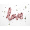 Party Deco PartyDeco Balionai LOVE rožinio aukso 73x59cm