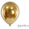 PartyDeco Blizgantys balionai auksiniai, 30cm, 50vnt