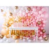 PartyDeco Blizgantys balionai auksiniai, 30cm, 50vnt
