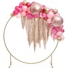 PartyDeco Blizgantys balionai rožinio aukso, 30cm, 50vnt