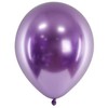 PartyDeco Blizgantys balionai violetiniai, 30cm, 50vnt