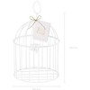 PartyDeco Dekoratyvinis narvelis, 24 cm, baltas