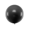 PartyDeco XXL apvalus juodas balionas (1 metras)