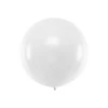 PartyDeco Didelis apvalus balionas 1m, pastelinis baltas