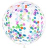 PartyDeco Didelis balionas Spalvotas konfeti, 1m