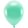 PartyDeco Ekologiški balionai "Metalik žali" 10vnt