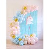 Party Deco PartyDeco Folinė kutų užuolaida dekoracijoms melsva 100x200cm