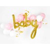 PartyDeco Folinis balionas baby auksinis, 73,5x75,5cm