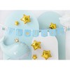 Party Deco PartyDeco Folinis balionas Banginukas 93x60 cm, melsvas