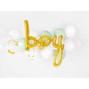 Party Deco PartyDeco Folinis balionas Boy auksinis, 63.5x74cm
