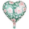 PartyDeco Folinis balionas Gėlėta širdis, 45cm