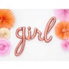 PartyDeco Folinis balionas Girl rožinio aukso, 77x70cm