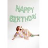 PartyDeco Folinis balionas Happ Birthday žalsvas 340x35cm