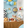 PartyDeco Folinis balionas Languota vėliava Happy Birthday, 45cm