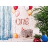PartyDeco Folinis balionas "One" rožinio aukso