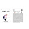 Hog Studio PartyDeco Folinis balionas "Pingvinas"