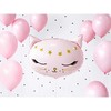 Party Deco PartyDeco Folinis balionas "Rausva katytė" 48x36cm
