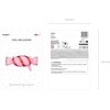 PartyDeco Folinis balionas Saldainis 40x16,5cm, 5 vnt