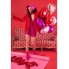 Party Deco PartyDeco Folinis balionas "Širdelė" 45cm, rožinis