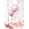 PartyDeco Folinis balionas "Širdelė" 45cm švelniai rausvas