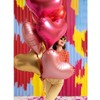 PartyDeco Folinis balionas Širdutė 75x64,5 cm, rožinio aukso