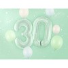 PartyDeco Folinis balionas skaičius 3, žalsvas 72cm