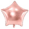 PartyDeco Folinis balionas "Žvaigždė" 70cm rožinio aukso