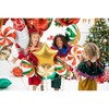 Party Deco PartyDeco Folinis balionas Žvaigždė, auksinis 48 cm